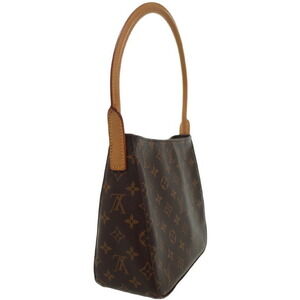 Louis Vuitton Monogram Bag Shoulder Brown Looping